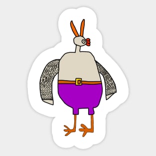 Duck Pants Sticker